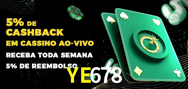 Promoções do cassino ao Vivo YE678